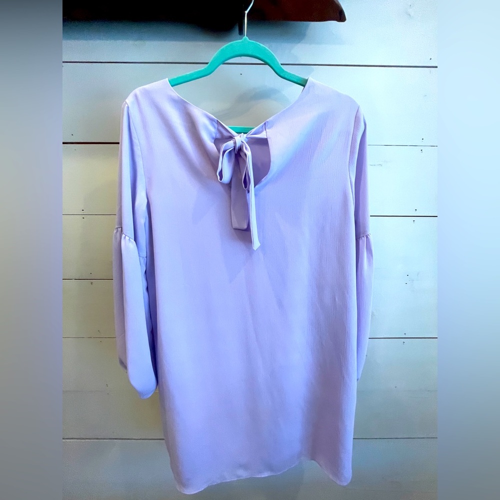 Lavender Bell Sleeve Short Dress perfect for Easter